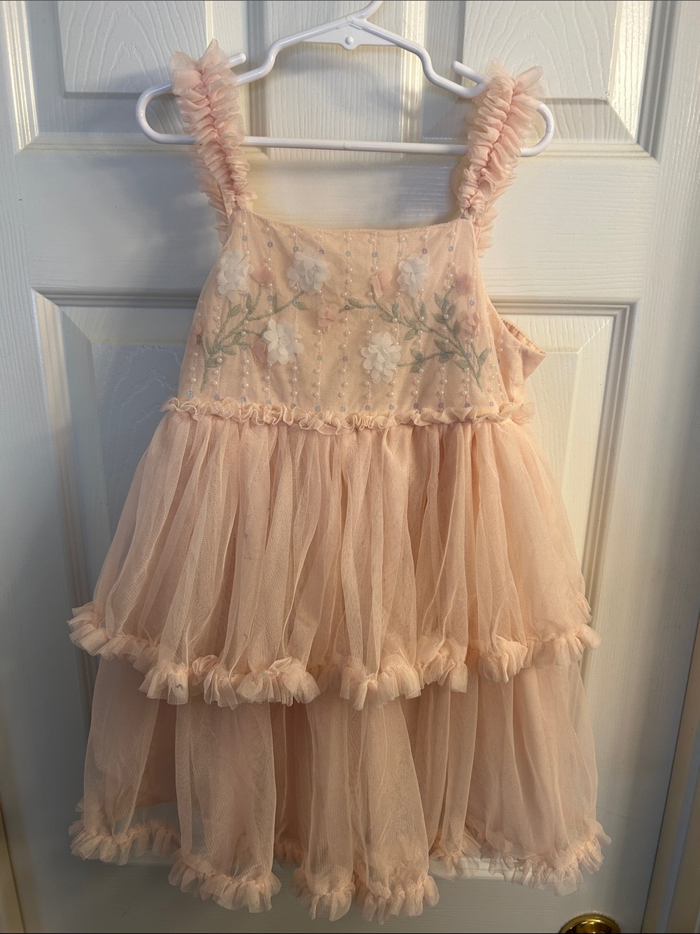 SHABBY CHIC pink tulle dress